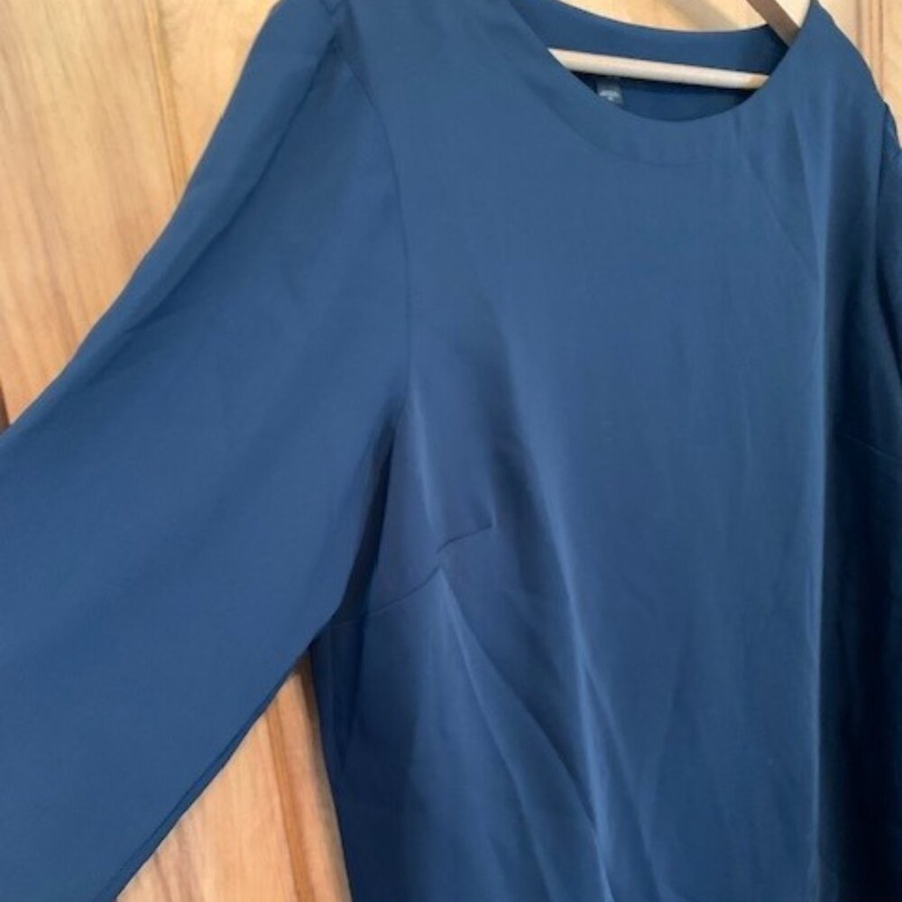 NWT J. Jill Wearever Boat Neck Shirt Navy XL